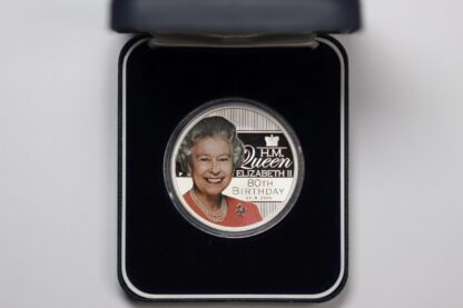 2006 Queen 80th Birthday Coloured Proof Coin