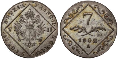 Austria 1802-A 7 Kreuzer