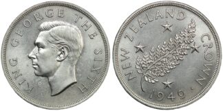 New Zealand 1949 Crown