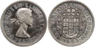 New Zealand 1953 Proof Halfcrown