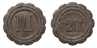 20 Centimes Token