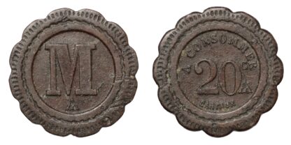 20 Centimes Token