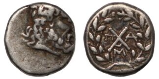 Achaean League Messene Hemidrachm