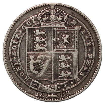 1889 Jubilee Head Shilling