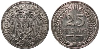 1910-J 25 Pfennig