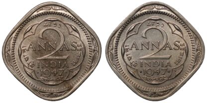 India-British 1947 2 Annas (2)