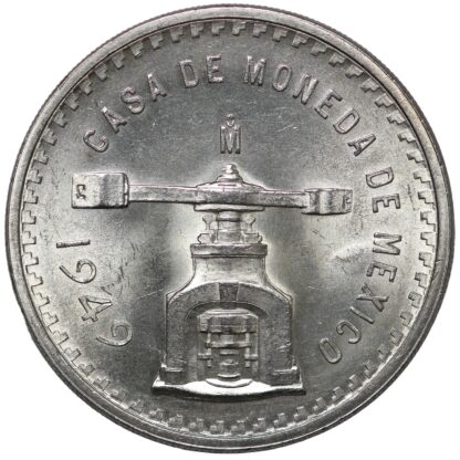 Mexico 1949-Mo 1 Onza KM# M49a Medallic Silver Bullion Coinage - Image 2