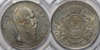 PCGS AU55 1866-Pi Peso