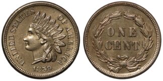 1859 Indian Head Cent