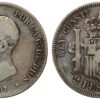1891 2 Pesetas