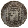 Spain 1891-PG M 2 Pesetas Alfonso XIII 1st Portrait Silver Coin -  Key Date Rare - Image 3