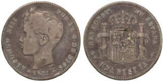 1901 Peseta