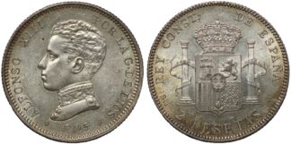 1905 2 Pesetas