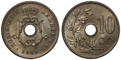 Belgium 1903 10 Centimes