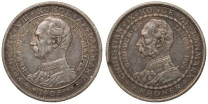 Denmark 1906 2 Kroner