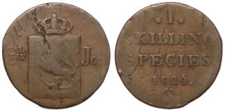 Norway 1824 Skilling