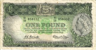 1961 One Pound HJ 58