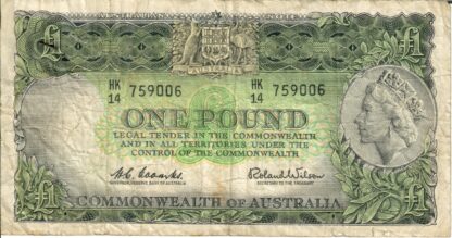 1961 One Pound HK 14