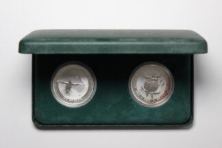 2001 2002 Kookaburra 1oz Two-Coin Set