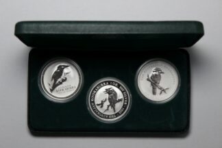 2003 2004 2005 Kookaburra 1oz Three-Coin Set