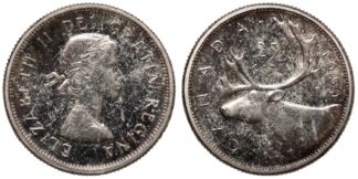 Canada 1959 25 Cents