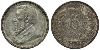 South Africa 1897 6d