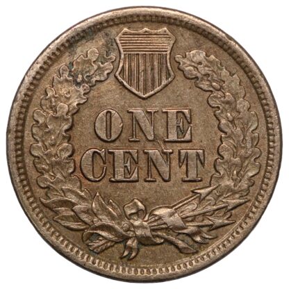 United States 1860 Indian Head Cent 1C Copper-Nickel World Coin - Image 3