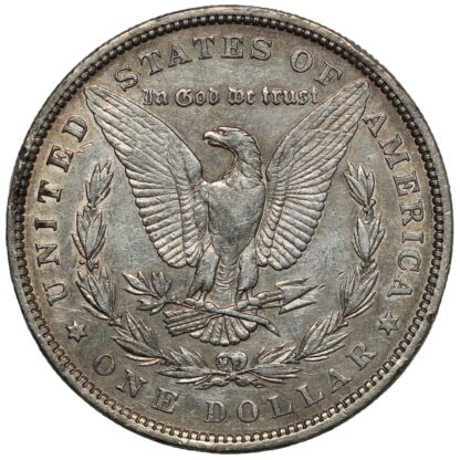 United States 1880 Morgan Dollar $1 Philadelphia Mint World Silver Coin - Image 3