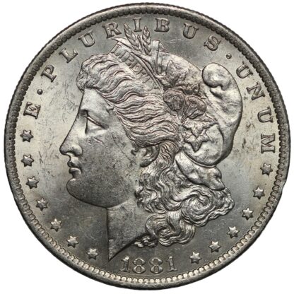 United States 1881-O Morgan Dollar $1 New Orleans Mint World Silver Coin - Image 2