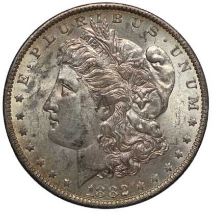 United States 1882-O Morgan Dollar $1 New Orleans Mint World Silver Coin - Image 2