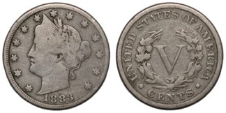 1883 With CENTS Nickel