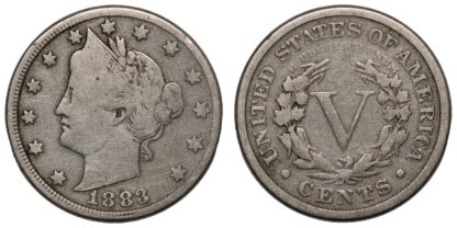 1883 With CENTS Nickel