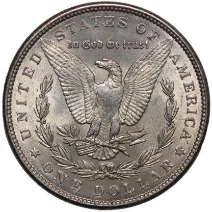 United States 1889 Morgan Dollar $1 Philadelphia Mint World Silver Coin - Image 3