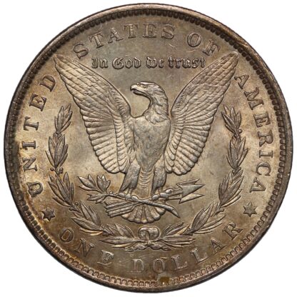 United States 1890 Morgan Dollar $1 Philadelphia Mint World Silver Coin - Image 3