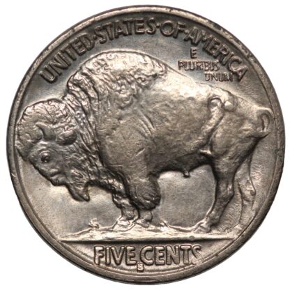 United States 1916-S Buffalo Nickel 5c San Francisco Mint Better Date Coin - Image 3