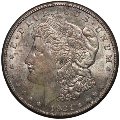 United States 1921-S Morgan Dollar $1 San Francisco Mint World Silver Coin - Image 2