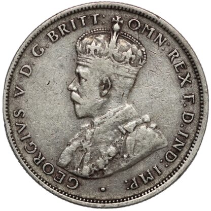 Australia 1925(m&sy) Florin George V Melbourne/Sydney Mint Sterling Silver Coin - Image 2