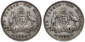 1934 1935 Florins