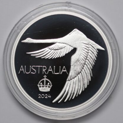 2024 ACR Swan Commemorative Pattern Silver Crown VIP Proof Coin - Image 2