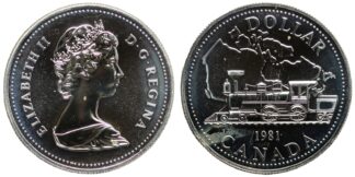 Canada 1981 Silver Dollar