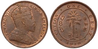 Ceylon 1910 Cent