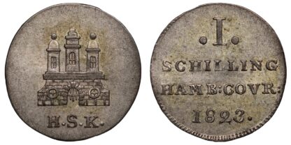 Hamburg 1823 Schilling