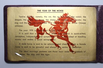 Singapore 1978 Year of the Horse 6-Coin Uncirculated Mint Set - Scarce Dollar - Image 3