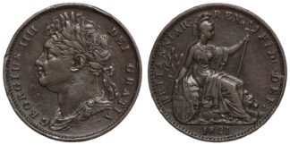 1821 Farthing