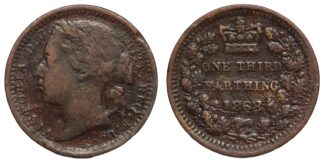 1868 One Third Farthing