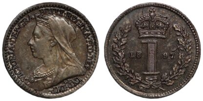 1897 Maundy Penny