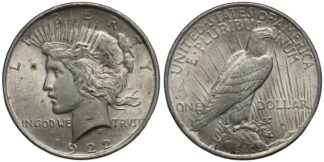 1922 Peace Dollar