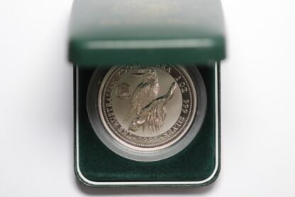 1995 Australian Kookaburra World Vision 40-Hour Famine Privy 2oz Silver Coin - Image 2