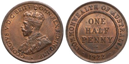 Australia 1922 Halfpenny