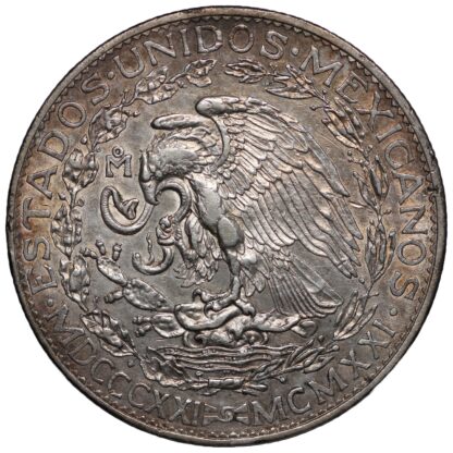 Mexico 1921 2 Pesos Centennial of Independence KM# 462 Silver Coin - Scarce Date - Image 2